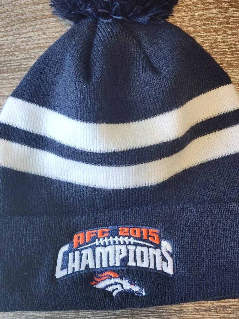 New Era Denver Broncos AFC 2015 Champions Winter Beanie